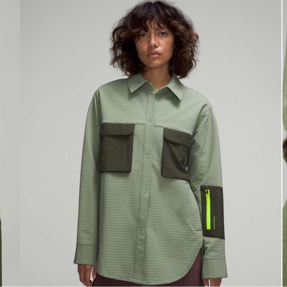 Lululemon Grid Fleece Hiking Overshirt